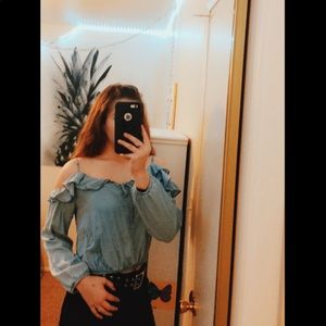 ARIZONA flowey blouse with synched waist size L